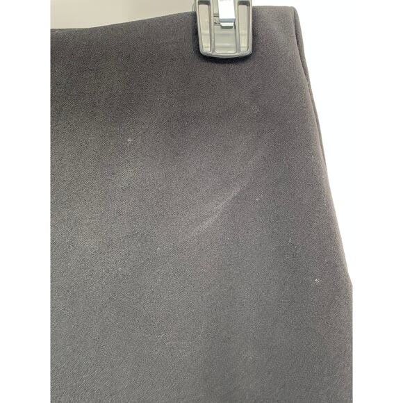 H&M Women's Black Solid Black High-Rise Wide-Leg Pull-On Pants SZ S - Picture 6 of 12